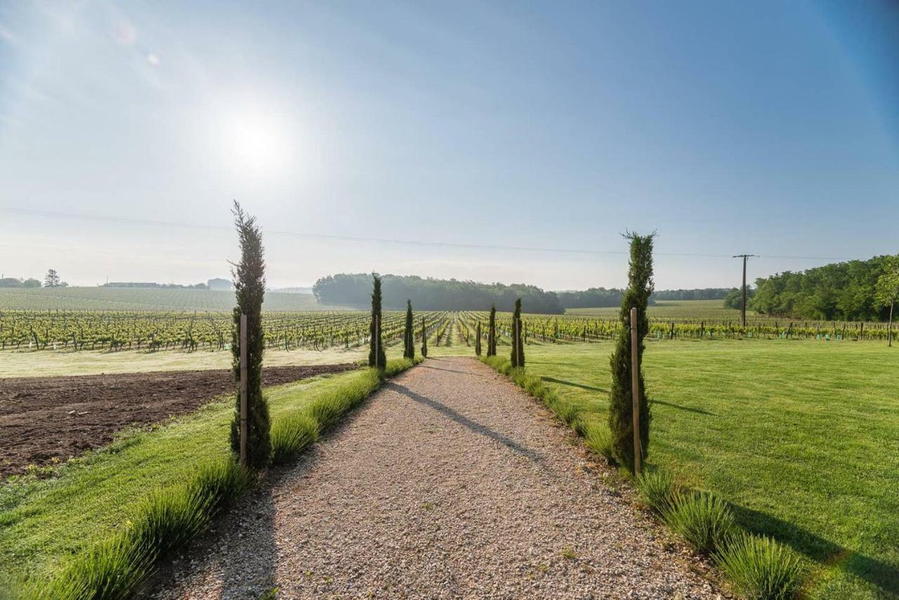 Luxury French Stone Country House Villa Pellegrue Buitenkant foto